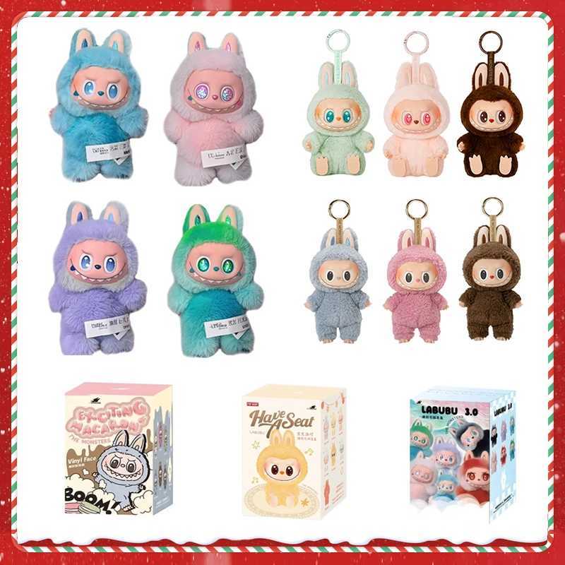 New 1 1 High Quality Labs V3 The Monsters Front High-Energy Series Blind Box Vinyl Plush Face Doll Action Figure Keychain GiftXJ250506
