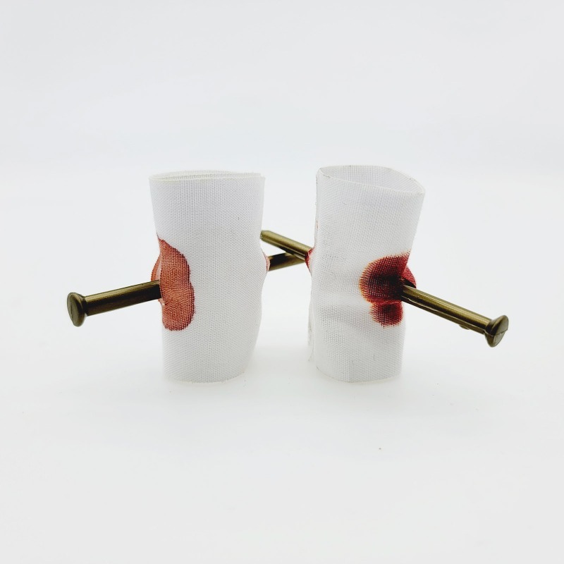 Penetrate Fingers Nails Funny Prank Stress Relief Toys Novel Scary Trick Toys Look Real Easy-to-learn Street Magic Props