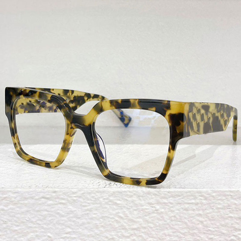 Square Optical Frame Symbol Designer Optical Glasses Transparent Frame Fashion Reading Women Vacation Black Glasses