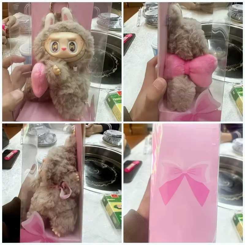 Hot Product Brown Labubu Vigny Pink Bow Change Make-Up Series Box High Appearance Vinyl Dolls Accessories Pendant Christmas GiftXJ250506