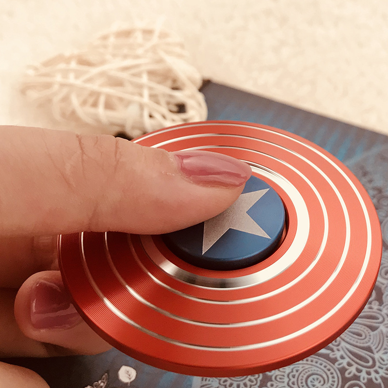 Shield Fidget Spinner Portable Handheld Spinning Top Office Desktop Gyroscope Adult Stress Relief Toys Kids ADHD Focus Training