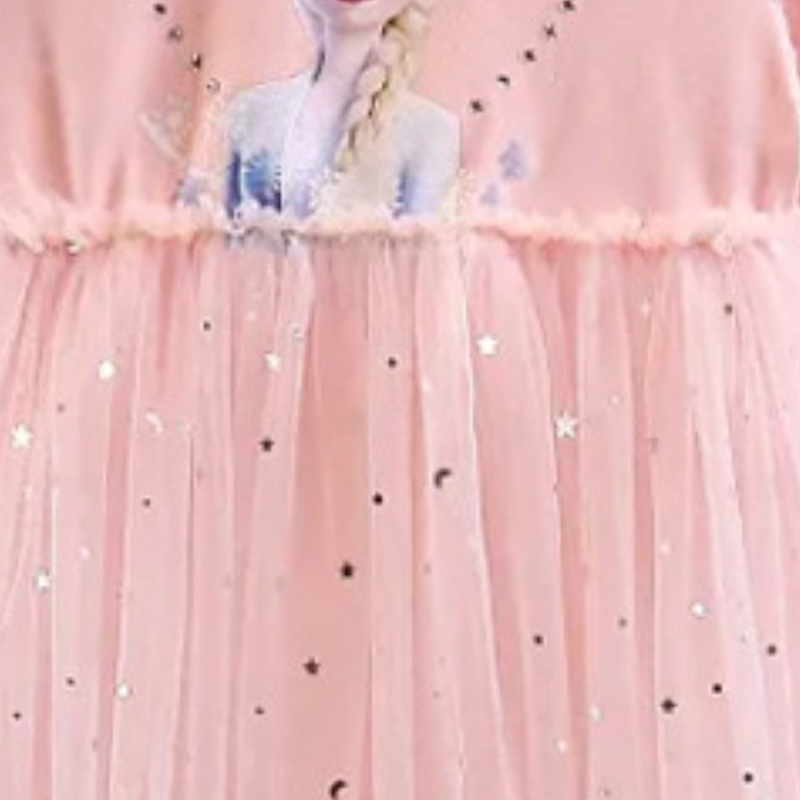 DISNEY Elsa princess dress kids designer clothes Girls' princess dress fluffy autumn skirt children's skirt.