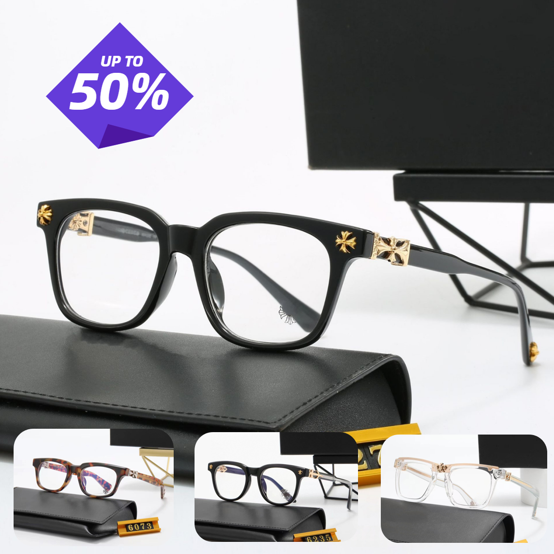 Luxury Sunglasses Designer Glasses Sun Glasses Crome Glasses For Women Men hearts Heartsglasses Eyeglass