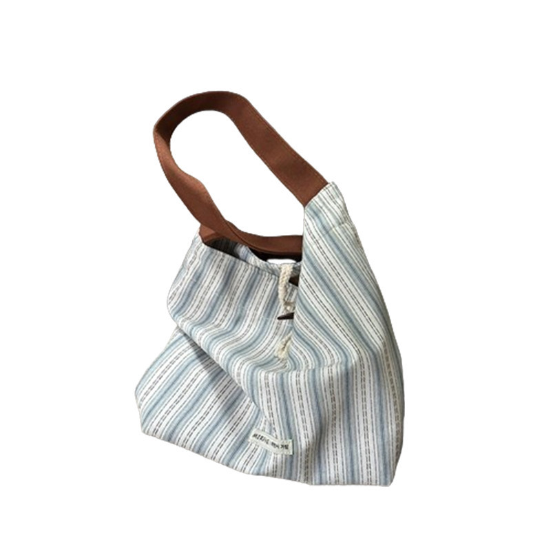 Womens Large Canvas Commuter Tote Bag - Summer Fashionable Casual Shoulder & Underarm Style