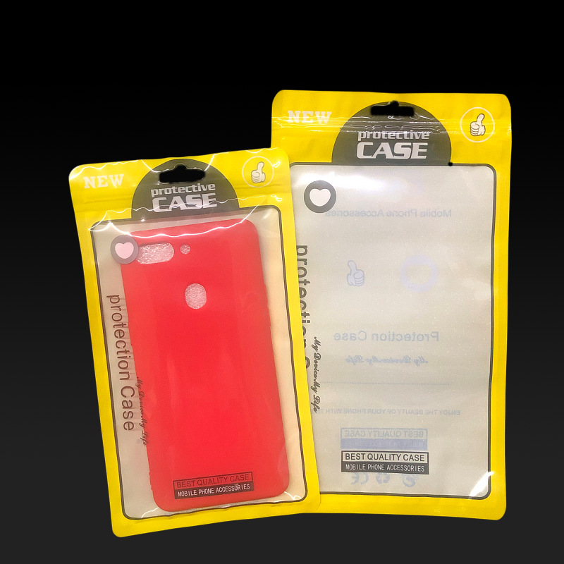 Clear Plastic Poly Bags Opp Packing Zipper Package Accessories Pvc Retail Boxes Handles For 4.7 5.5 6.8 inch iPhone Samsung Huawei XiaoMi OnePlus Cabl