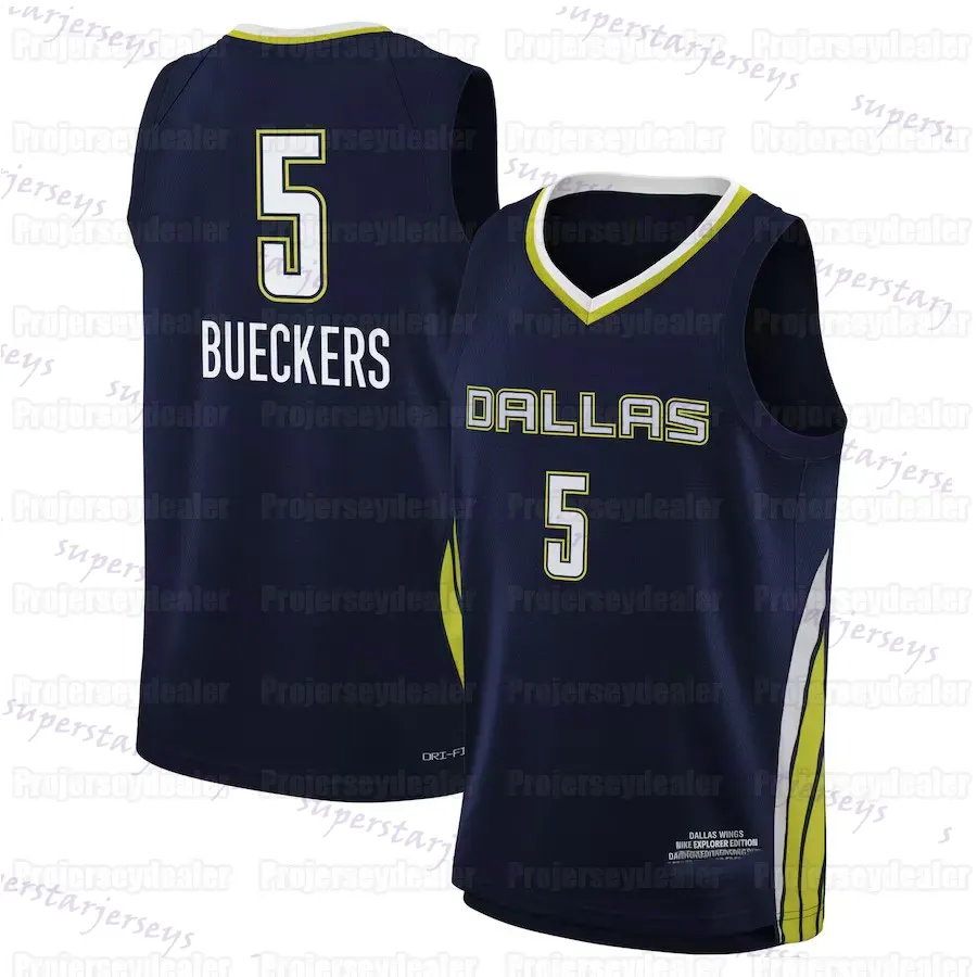 Unisex Paige Bueckers Navy 2025 WNBA Draft Explorer Edition Basketball Jersey