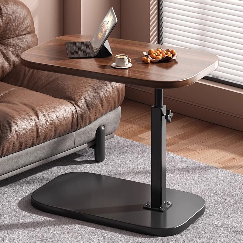 B562 Liftable coffee table bedroom living room side table rotating folding tabletop