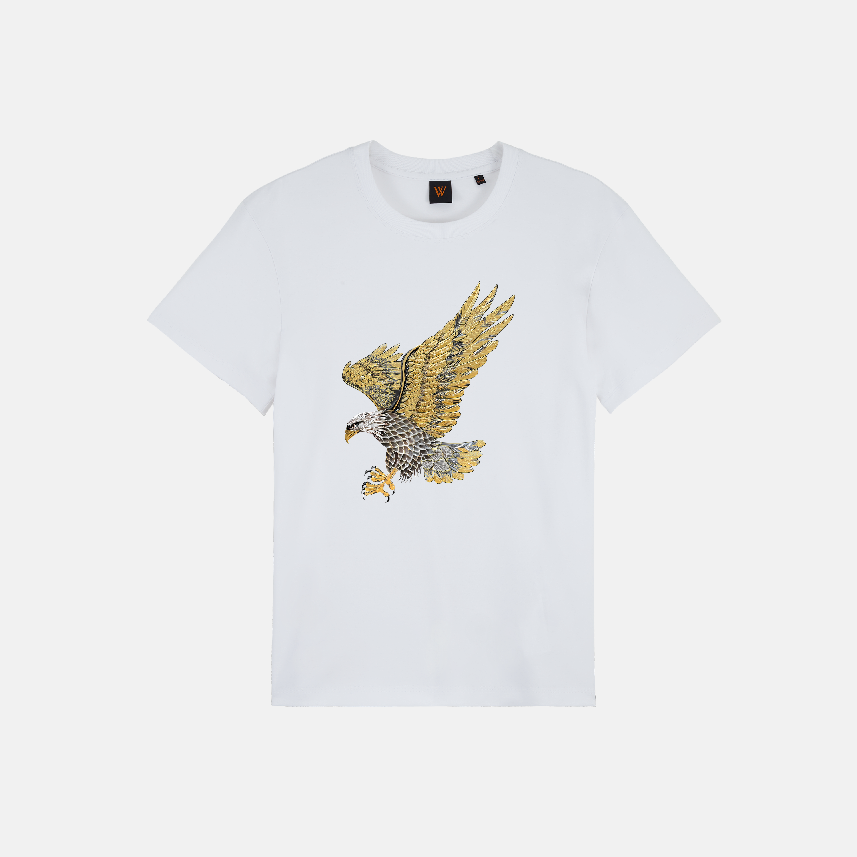 Summer Trendy Printed T-shirt Eagle Strikes Out