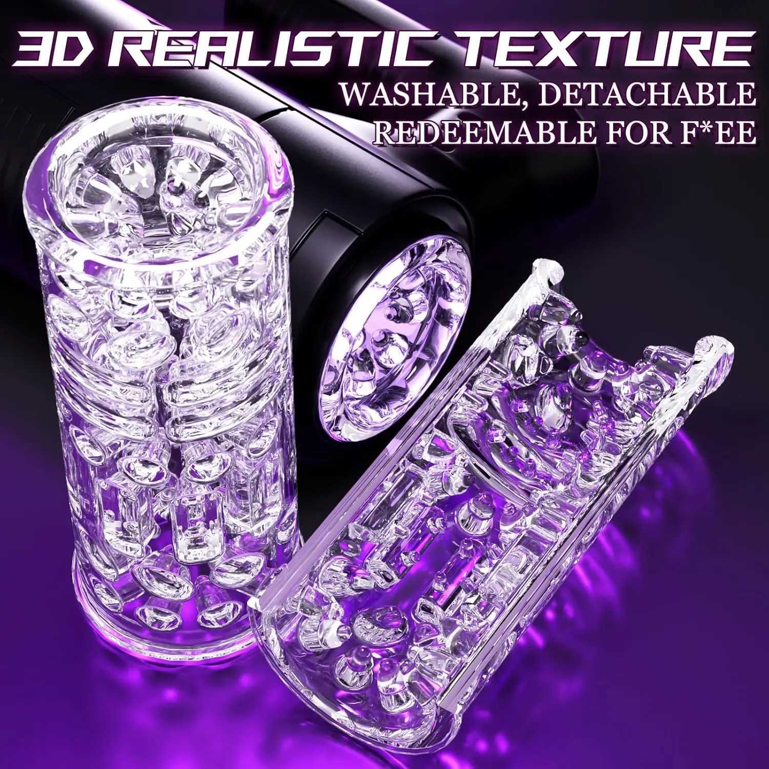 Automatic stimulation male masturbation cup oral sex Pocket Pussy Strong Strongker mens real Pocket Pussy adult sex toy W250506