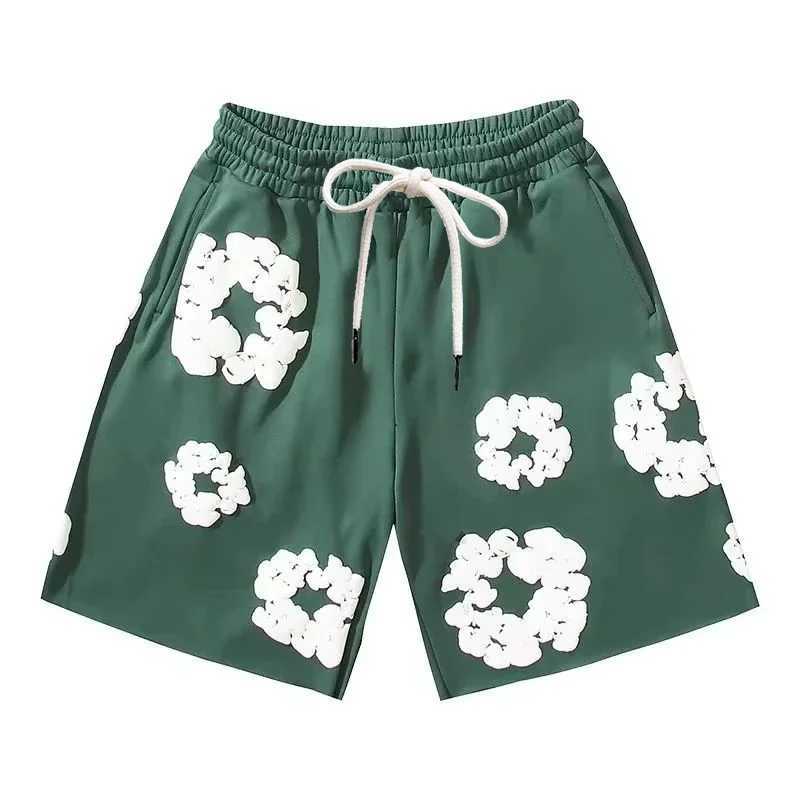 2025 Summer Beach Pants Casual Harajuku Y2 American 3D Printed Flower Shorts Vacation Outdoors Kids Men Shorts Male ShortsT250506