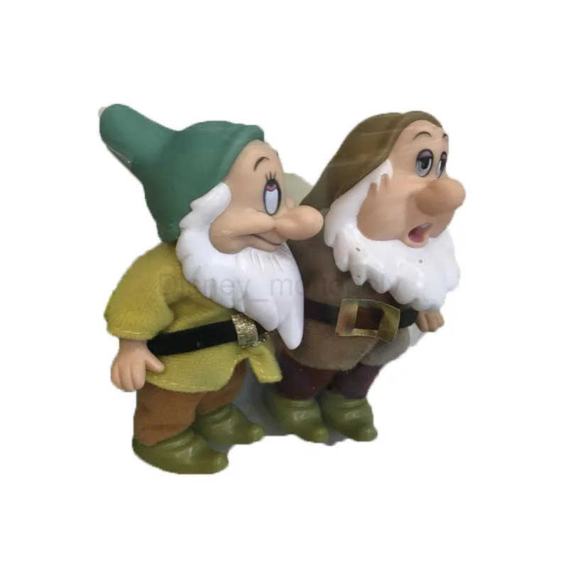 Disney 7 Disney Snow White and Seven Dwarfs Action Character Toys 15cm Princess PVC Doll Childrens Birthday Gift Collection Toys Z250506