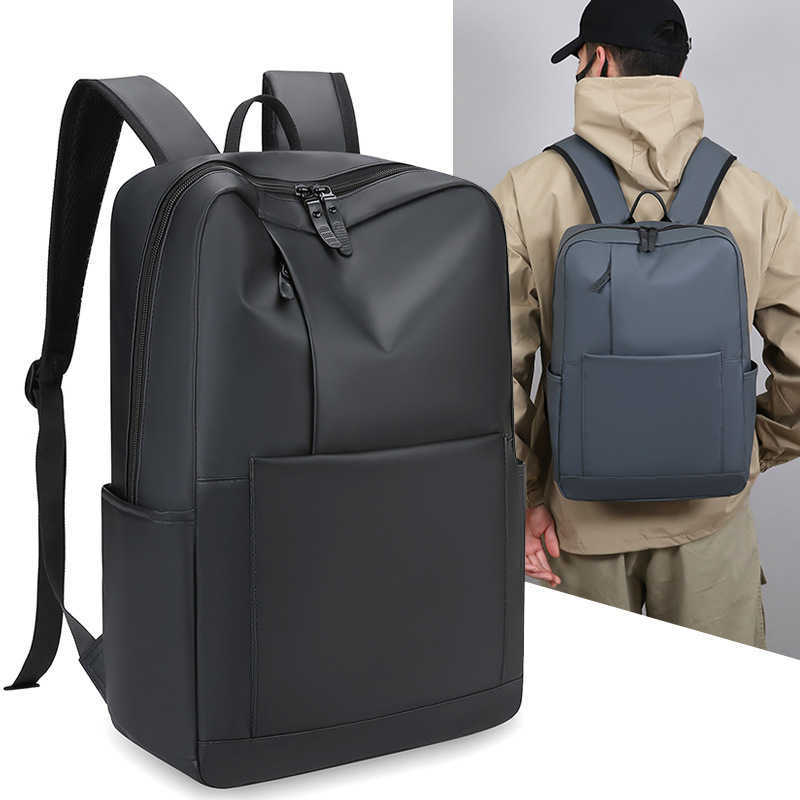 Business Men's Commuter Computer Bag Waterproof Membrane Leisure Backpack Multi Functional Wear Resistant Outdoor Travel Bag 250515