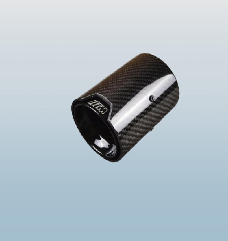 2025 new Glossy black Exhaust tail pipes Carbon fiber M Performance Muffler exhausts tips Stainless steel End Pipe1035908 Free shipping