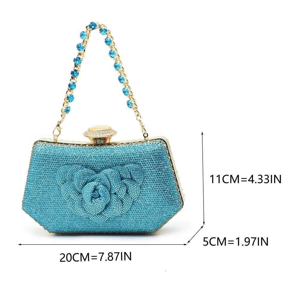 Ladies Shoe Latest Designers Italian Party And Bag Set For Women Rhinestone Wedding Bride Shoes Woman