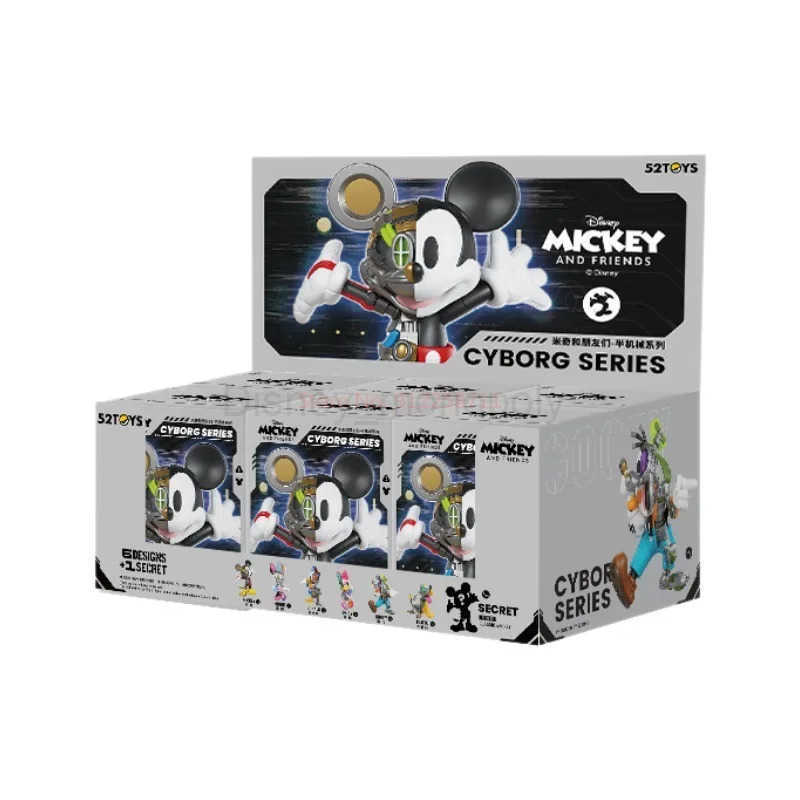 Disney Cyberpunk Cartoon Mystery Box Set 6PC Mechanical Anime Figures Blind Box Collectibles for Desk/Home Decor Disney Inspired Style Z250506