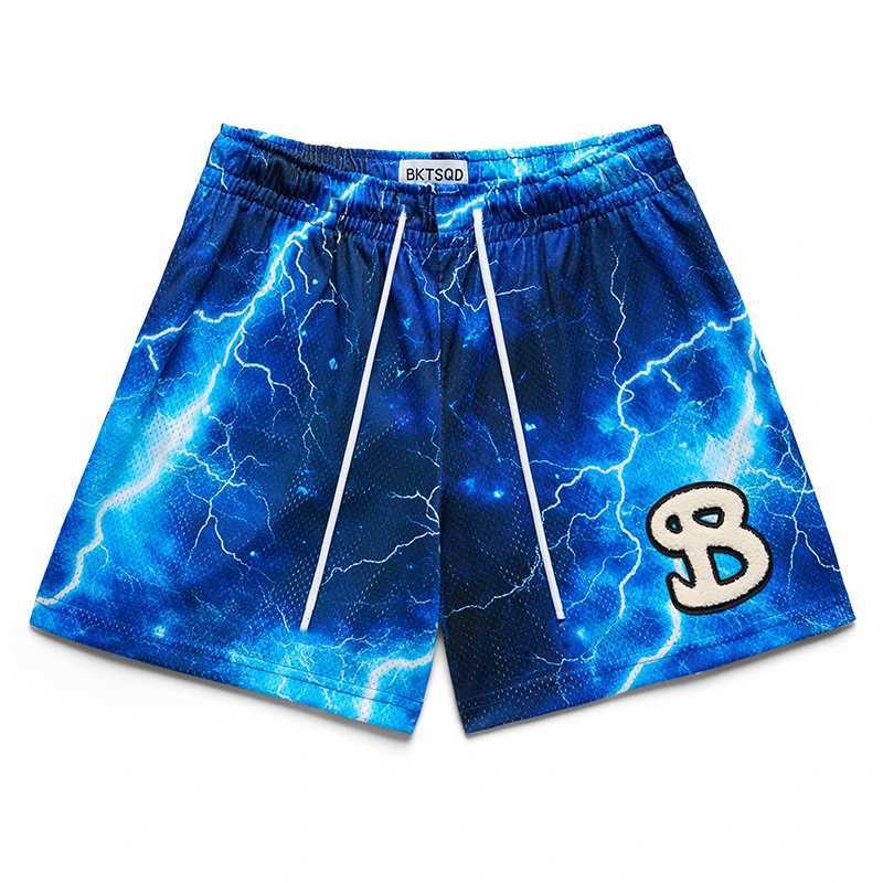 2025 BKTSQD NEW Summer Mesh Basketball Shorts Men sweatpants Quick Drying Loose Sports Shorts Casual Trendy Running Beach ShortsT250506