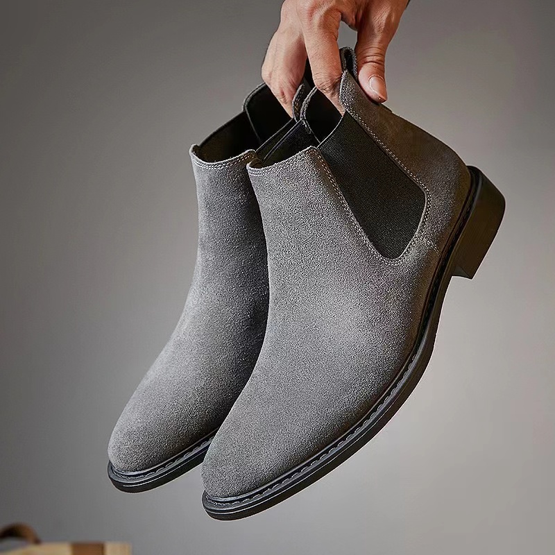 Retro Men Shoe AutumnWinter New Classic Cowhide Large Shoes British Allmatch Leather Fashion Boot Casual 240924