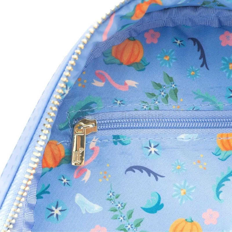 Disney Disney Loungefly Aschenputtel Cinderella Princess Dreams Series Pu Material Casual Backpack Surprise Birthday Gifts For GirlsXJ250506