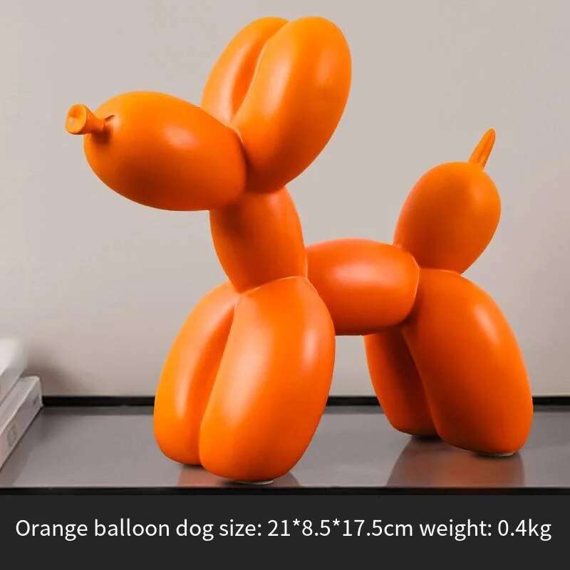 Nordic Creative Balloon Dog Resin Crafts Home Porch Living Room Office Desktop Exquisite Decoration