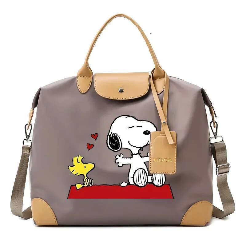 Snoopys Tote Travel Portable Handbag Lage Binding Bags Packaging Bag Anime Figure Shoulder Strap Pack Women Men Gifts