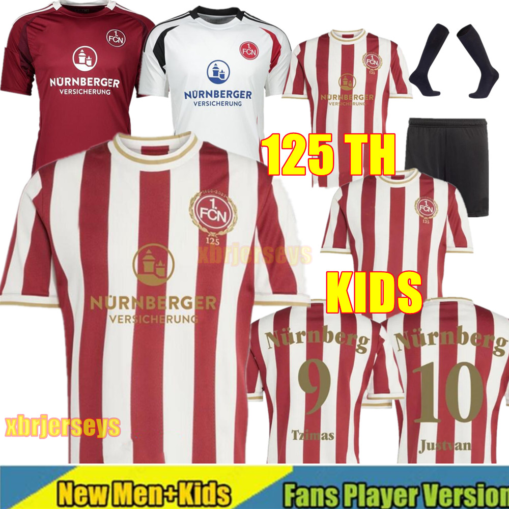 4XL 24 25 Nurnberg 125-Year Anniversary soccer jerseys GRUBER DREXLER SOARES 2024 2025 JANDER VALENTINI FLICKTZIMAS GOLLER CASTROP Men kids kit football shirt