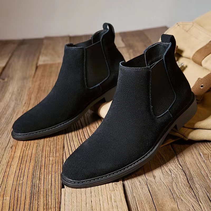 Retro Men Shoe AutumnWinter New Classic Cowhide Large Shoes British Allmatch Leather Fashion Boot Casual 240924