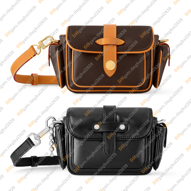 Men Fashion Casual Designe Luxury Cargo Wearable Wallet Bag Messenger Bag Wallet Crossbody Shoulder Bag Totes Handbag TOP Mirror Quality M14742 M13989 Pouch Purse