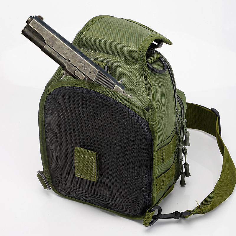 jumahe small tactical sling bag for men with holster military edc shoulder bag ccw crossbody bag 7 liters 917