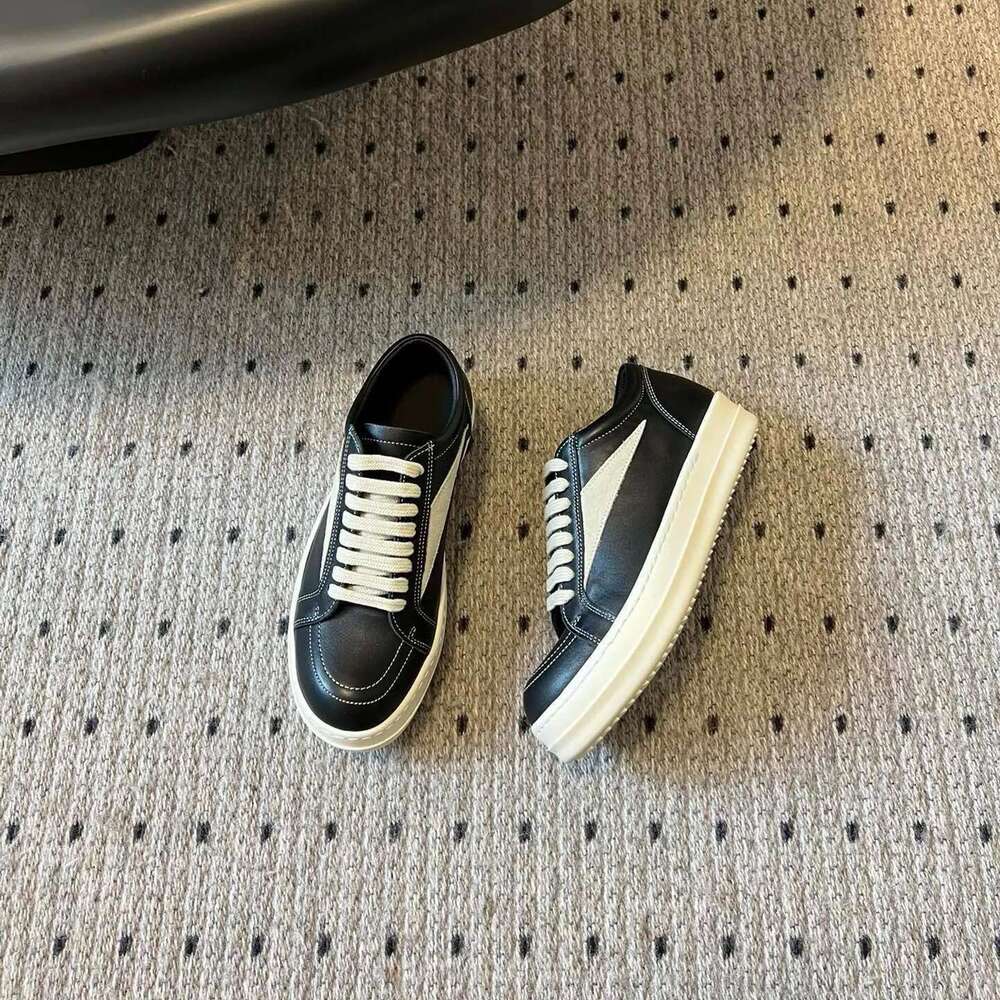 luxury Spring Summer Casual Flats Solid Color Round Toe Shoes For Women Thick Bottom Lace-Up Sneakers Size 35-40 New Arrival Hot