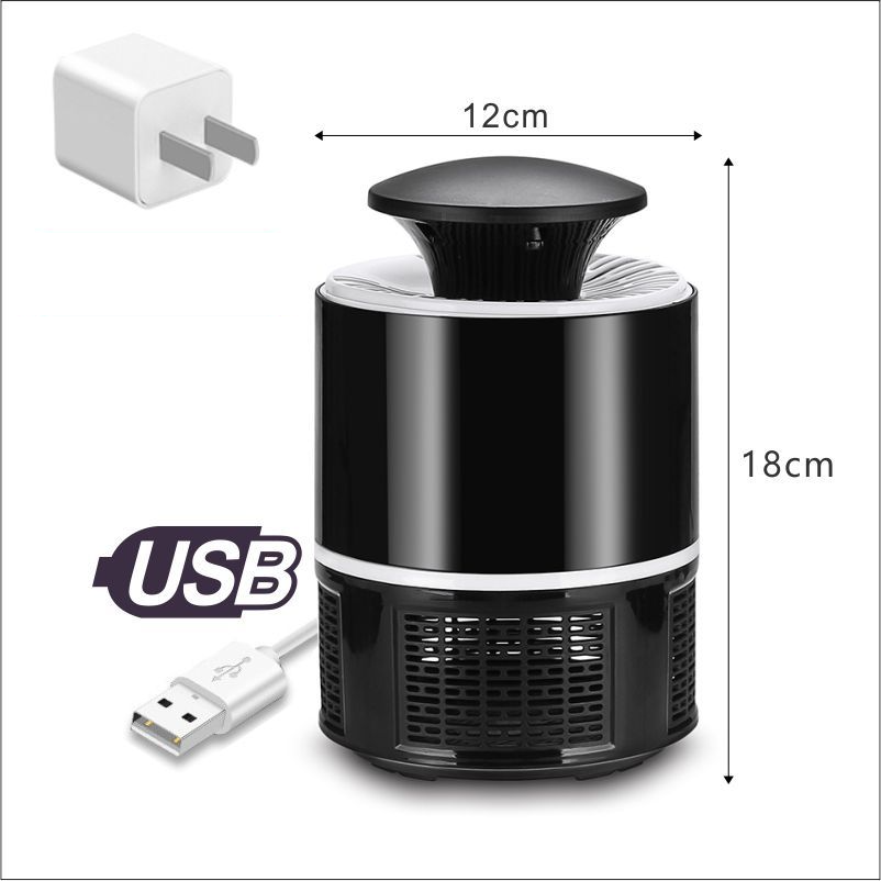 USB Ultrasonic Electric Mosquito Killer Lamp Mosquito Repellent Repeller LED Trap Fly Insect Pest Bug Zapper For Indoor Home Living Room