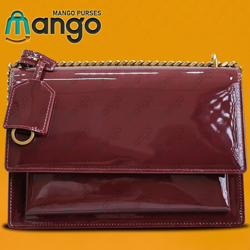 designers bag women tote bag purses handbags ladies alligator patent leather Shoulder Bags mango89711