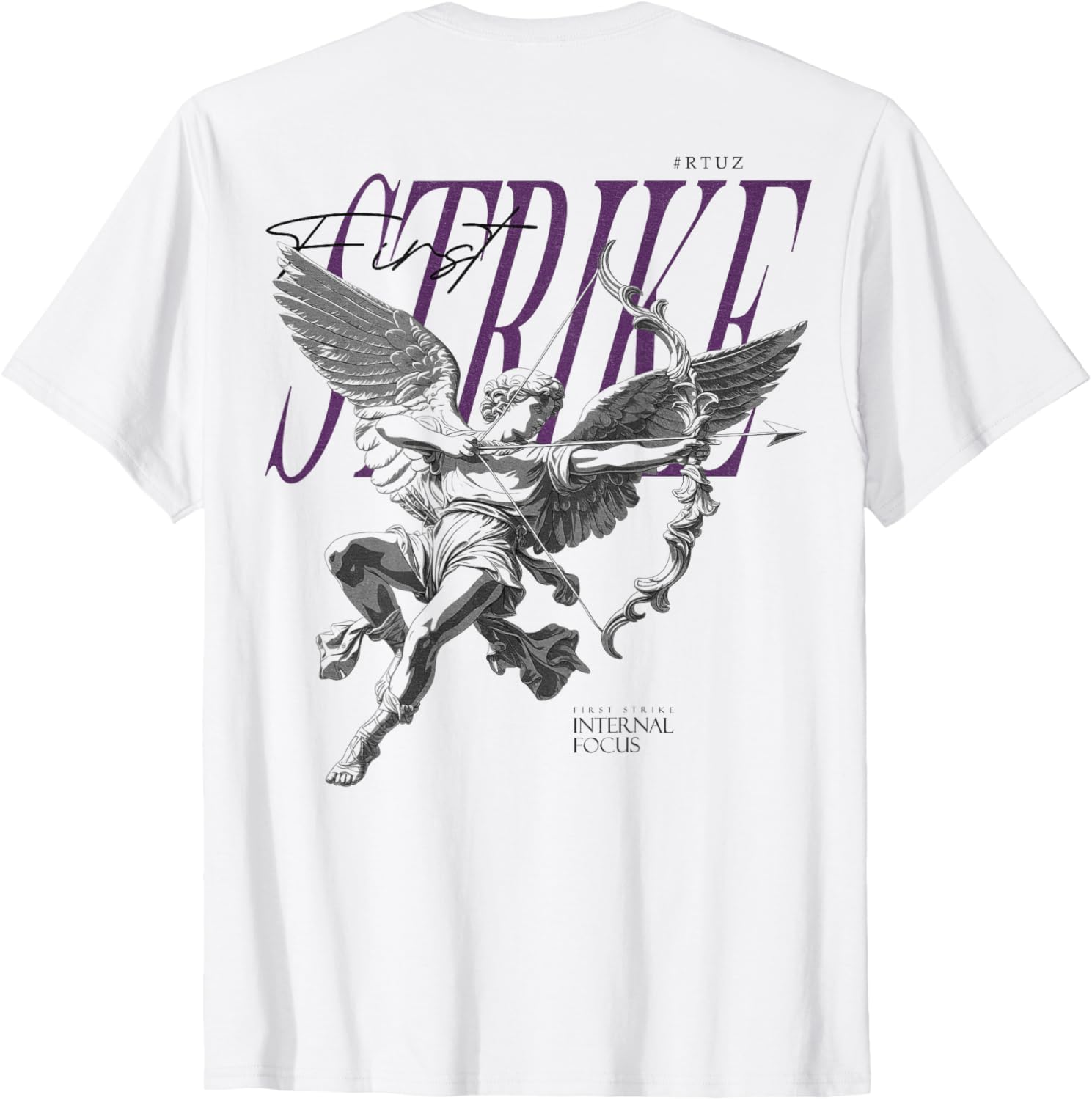 hip Hop Vintage Edgy Urban Y2K Back Print Streetwear Angel T Shirt 1 138