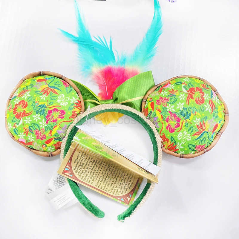 Disney Mickey Mouse Ears Headband Disney Cartoon Hairband for Kids and Adults Leather Plush Sequin Cosplay Girls Accessories X250506