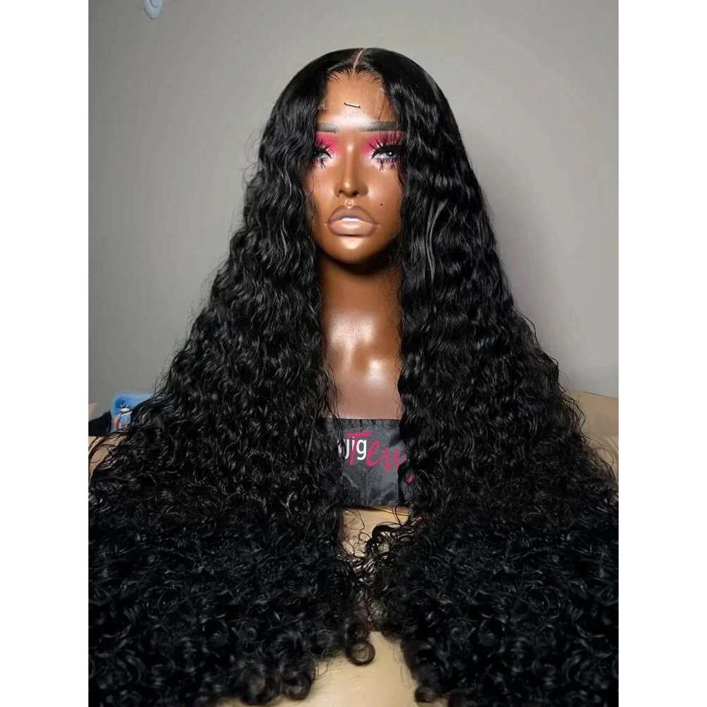 250 300 Density Curly 13X6 Hd Lace Frontal Wigs Preplucked 30 40 Inch Loose Deep Wave 13X4 Human Hair Wig Glueless 5X5 Closure