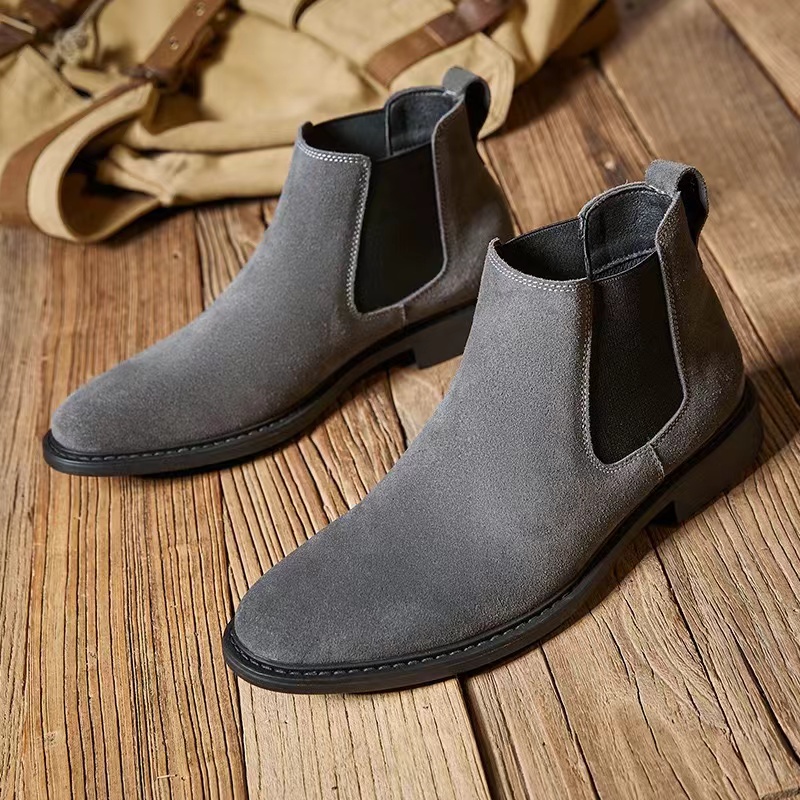 Retro Men Shoe AutumnWinter New Classic Cowhide Large Shoes British Allmatch Leather Fashion Boot Casual 240924