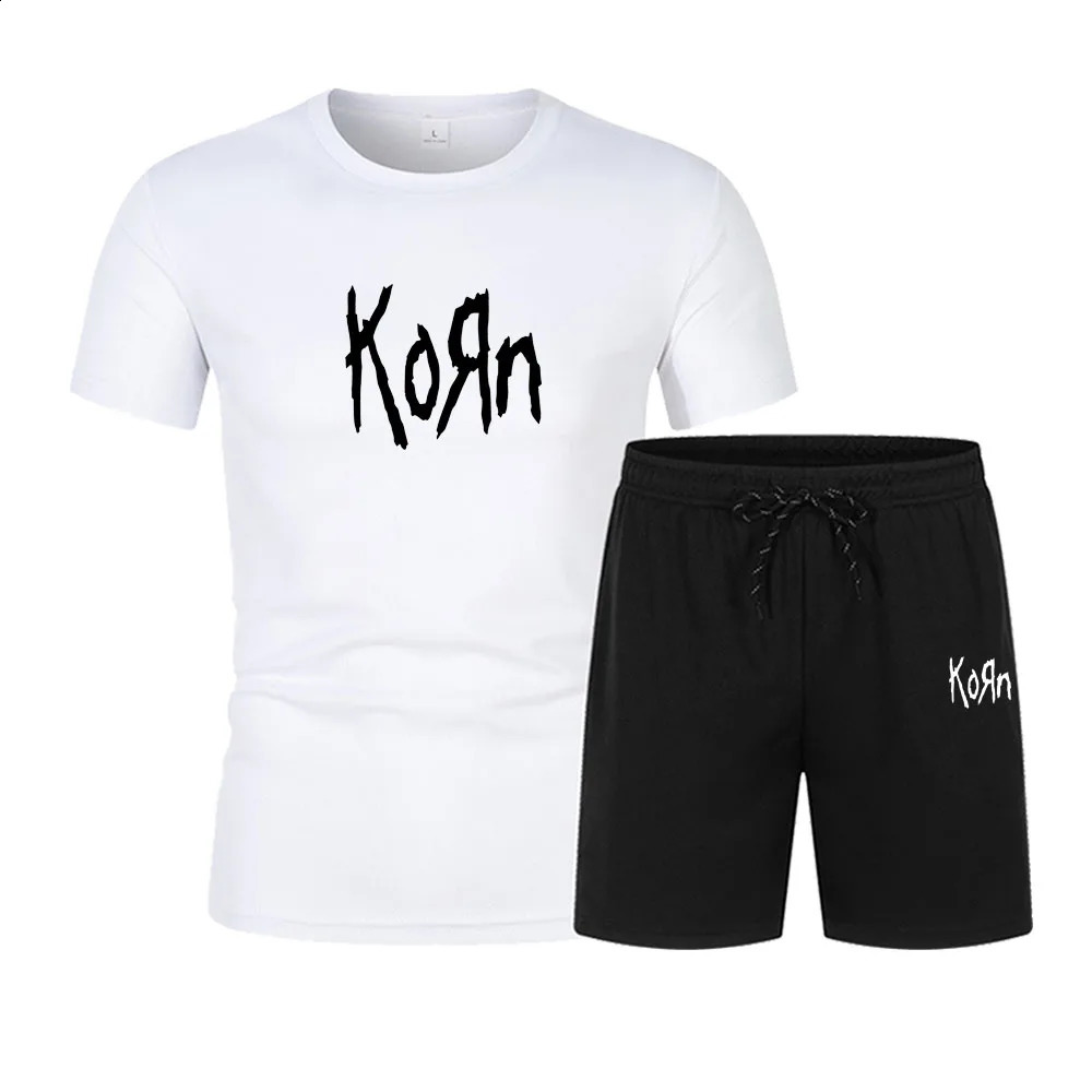 2piece urban street fashion Tshirt set printed track product es mens casual short sleeved shorts 250430Z