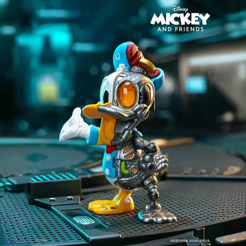 Disney Cyberpunk Cartoon Mystery Box Set 6PC Mechanical Anime Figures Blind Box Collectibles for Desk/Home Decor Disney Inspired Style Z250506
