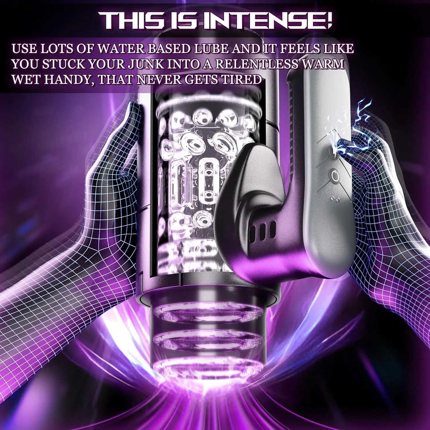Automatic stimulation male masturbation cup oral sex Pocket Pussy Strong Strongker mens real Pocket Pussy adult sex toy W250506