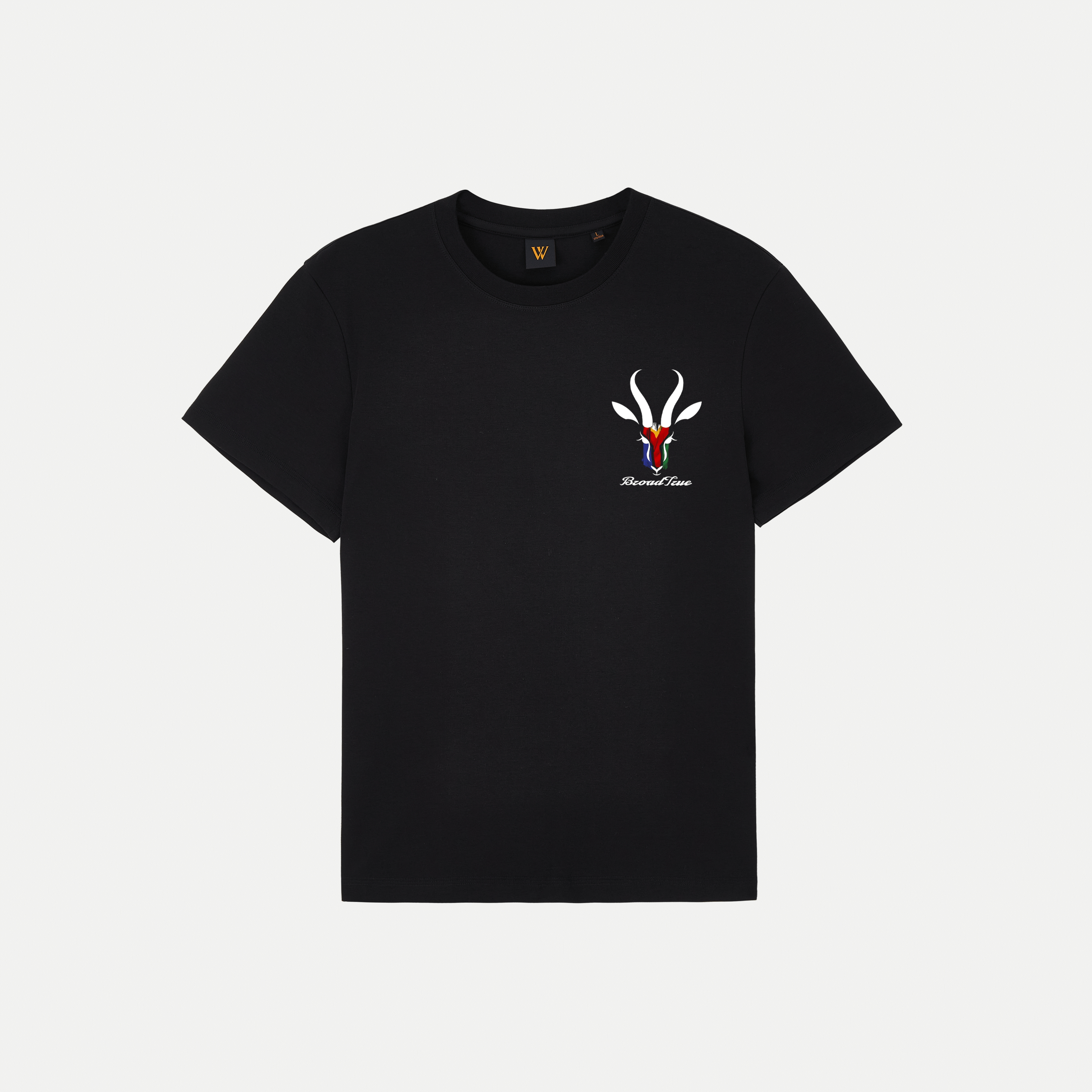 Comfort-Fit Graphic Printed Cotton Crewneck Shirt
