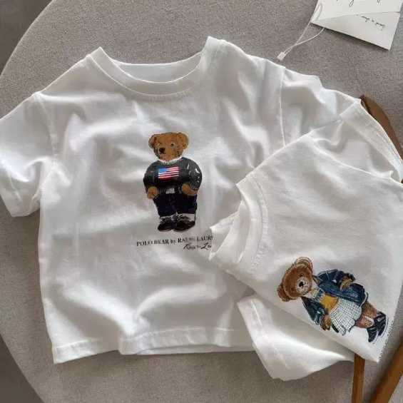 Childrens T Shirts In Bulk Soft Cotton Summer Tee Cute Cartoon Print Casual Half Sleeve Top for Boys and Girls y250607SVUT