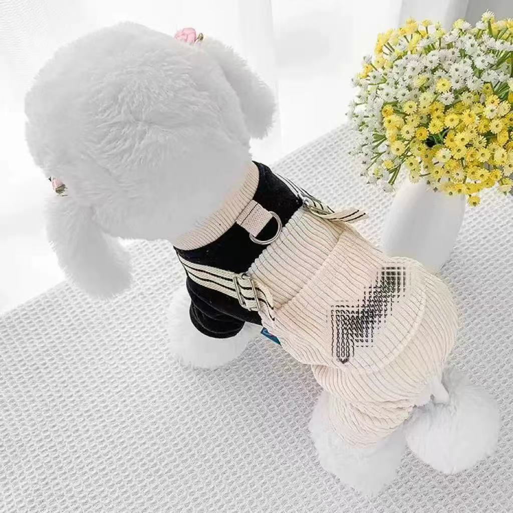 T00247 Pet clothes spring and summer new red plaid bow princess dress Teddy Bichon dog cat thin sling