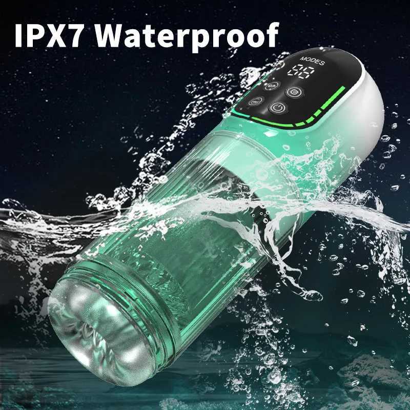 7 Rotating Sucking Water SPA Automatic Male Masturbator Cup Real Pussy Blowjob Machine Adult Masturbation Sex Toys For Men Male W250506