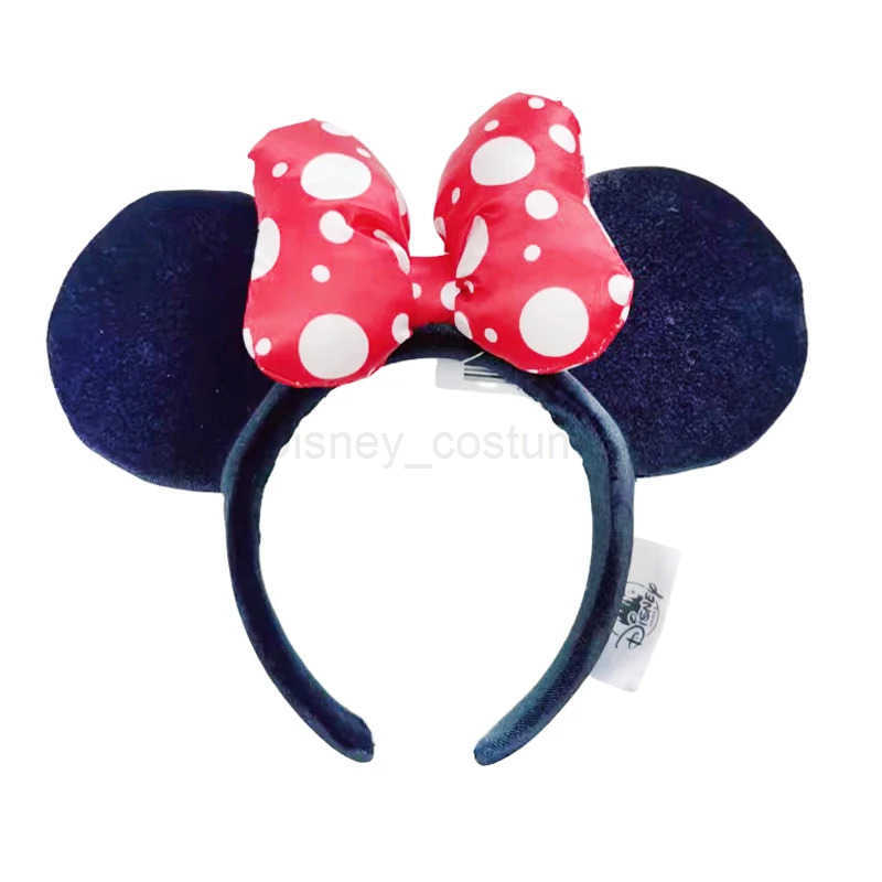 Disney Mickey Mouse Ear Headband Easter Egg Hair Ring Role Playing Hair Band Disney Glitter Girl Big Bow Headband Decoration X2505061