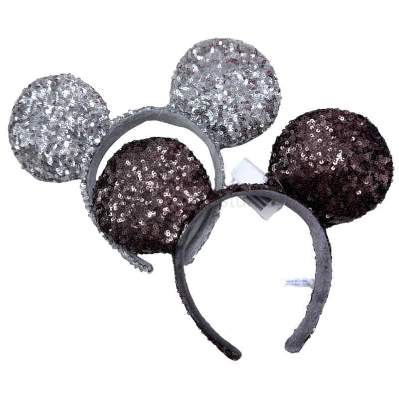 Disney Mickey Mouse Ear Headband Easter Egg Hair Ring Role Playing Hair Band Disney Glitter Girl Big Bow Headband Decoration X2505061