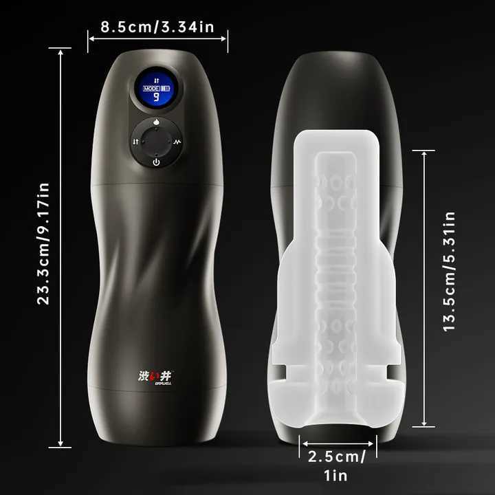 DRY WELL Smart Sex Robot for Men Vacuum Oral Sex Sucking Automatic Male Masturbator Heating and Moaning Adult Goods for Men W250506