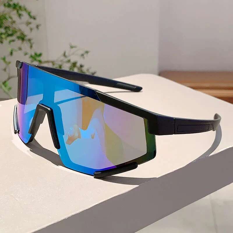 Oversized Sport Goggle Sunglasses Women For Men Brand Designer Sun Glasses Vintage Punk Ski Cycling Windproof Eyeglasses