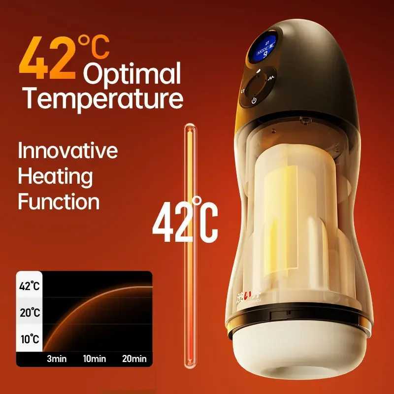 Drywell Automatic Sucking Male Mastubator Blowjob Masturbation Equipment Machine Sex Toys Adult Goods for Men Masturbators Cup W250506