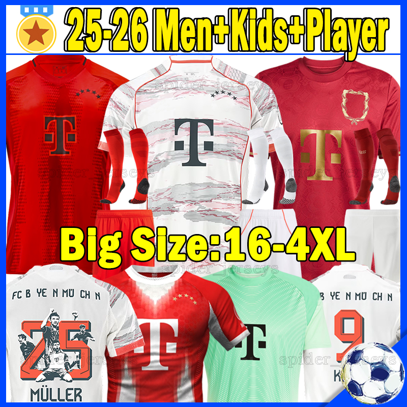 XXXL 4XL 25 26 KANE Soccer jerseys 125th Oktoberfest MUSIALA OLISE COMAN KIMMICH SANE MULLER GNABRY 2024 2025 kids Kit Player version goalkeeper NEUER Football shirt
