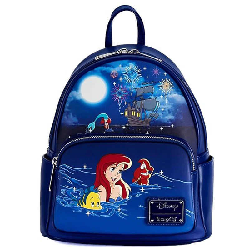 Disney Toy Story Alien Glitter Mini Backpack Pixar Work Partner Womens Double Strap Shoulder Bag Wallet Cartoon Baby BagXJ250506