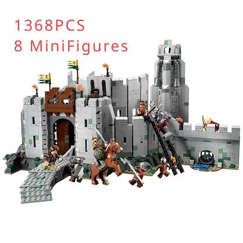 1368Pcs Building Blocks Lord Rings The Battle Of Helms Deep DIY Model Action Figure DIY Toys For Children Education GiftZ250506
